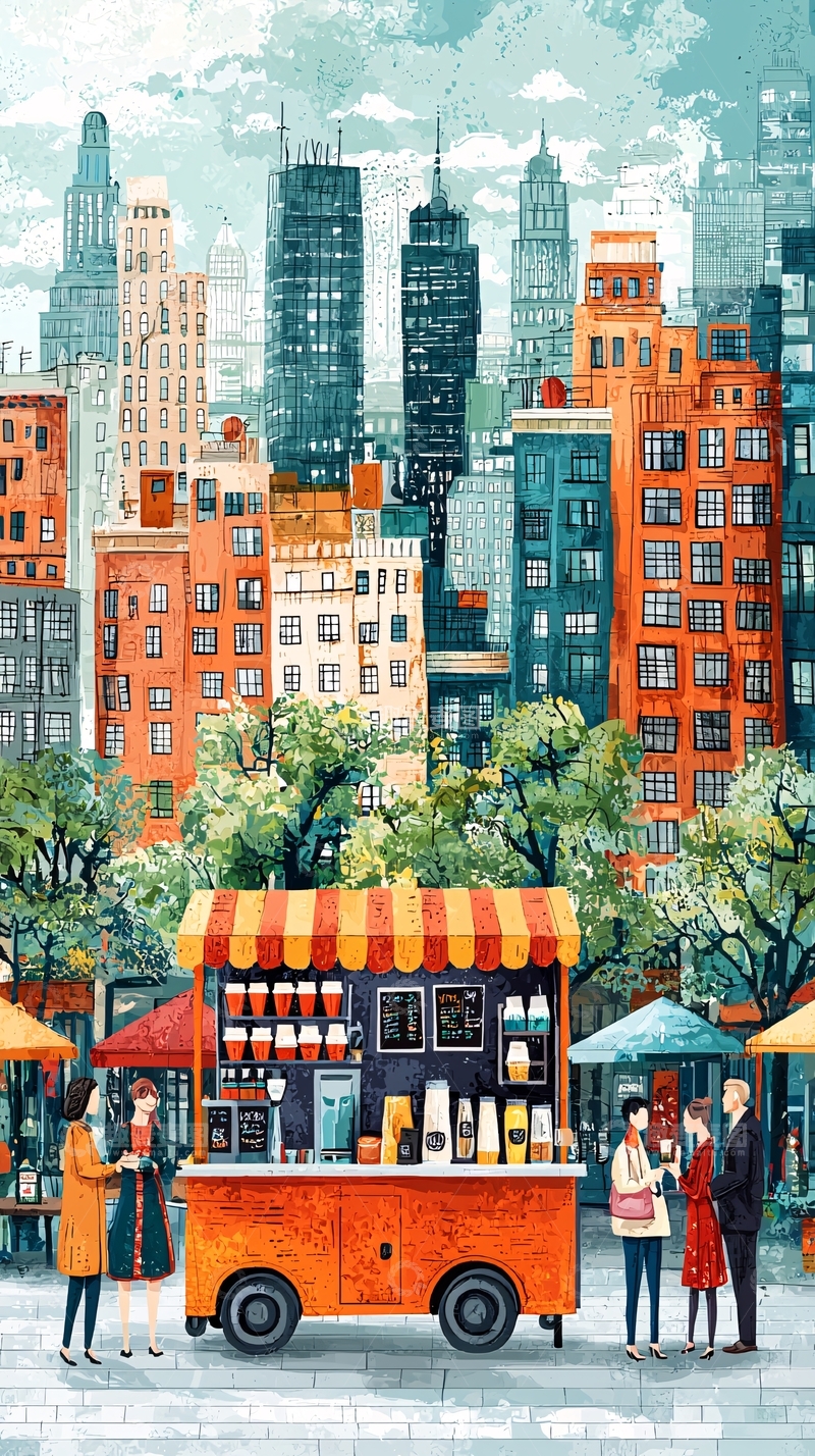 高清大图下载【趣麦麦图】纽约街景3