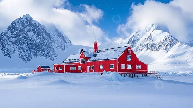 高清大图下载【趣麦麦图】红色小屋