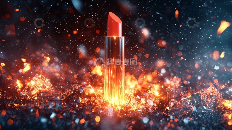 高清大图下载【趣麦麦图】火焰中口红