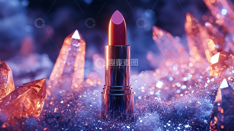 高清大图下载【趣麦麦图】水晶宝石口红