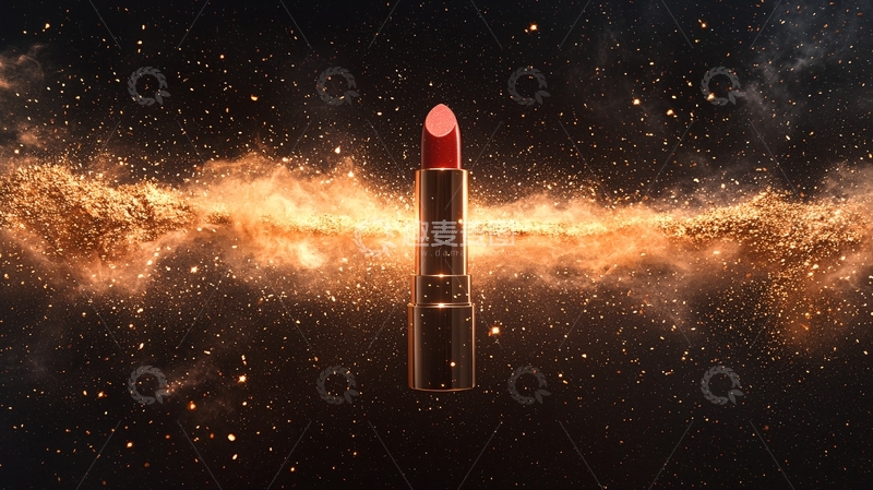 高清大图下载【趣麦麦图】星河宇宙背景口红