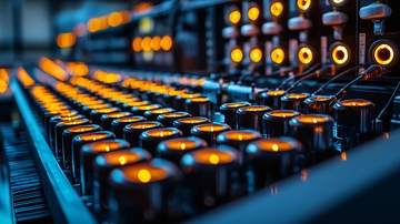 复杂的电子控制面板