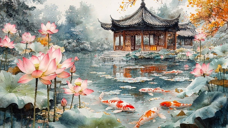 高清大图下载【趣麦麦图】水墨画