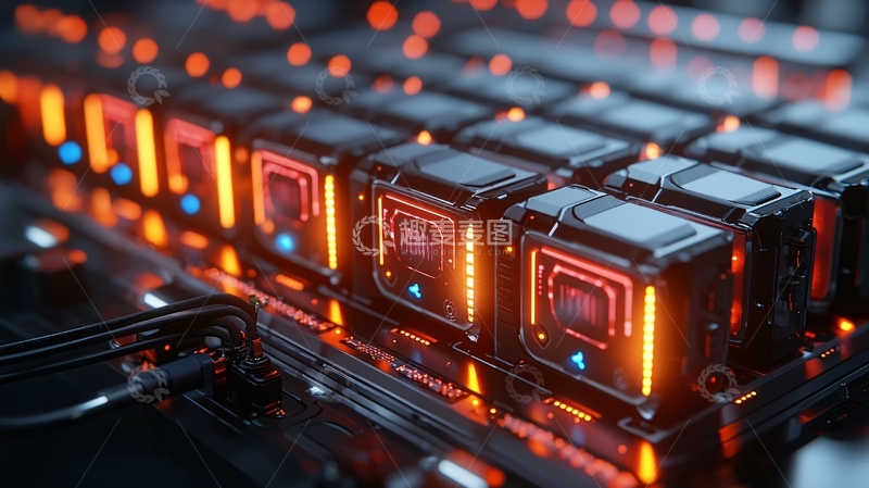 高清大图下载【趣麦麦图】科技感十足的方块阵列