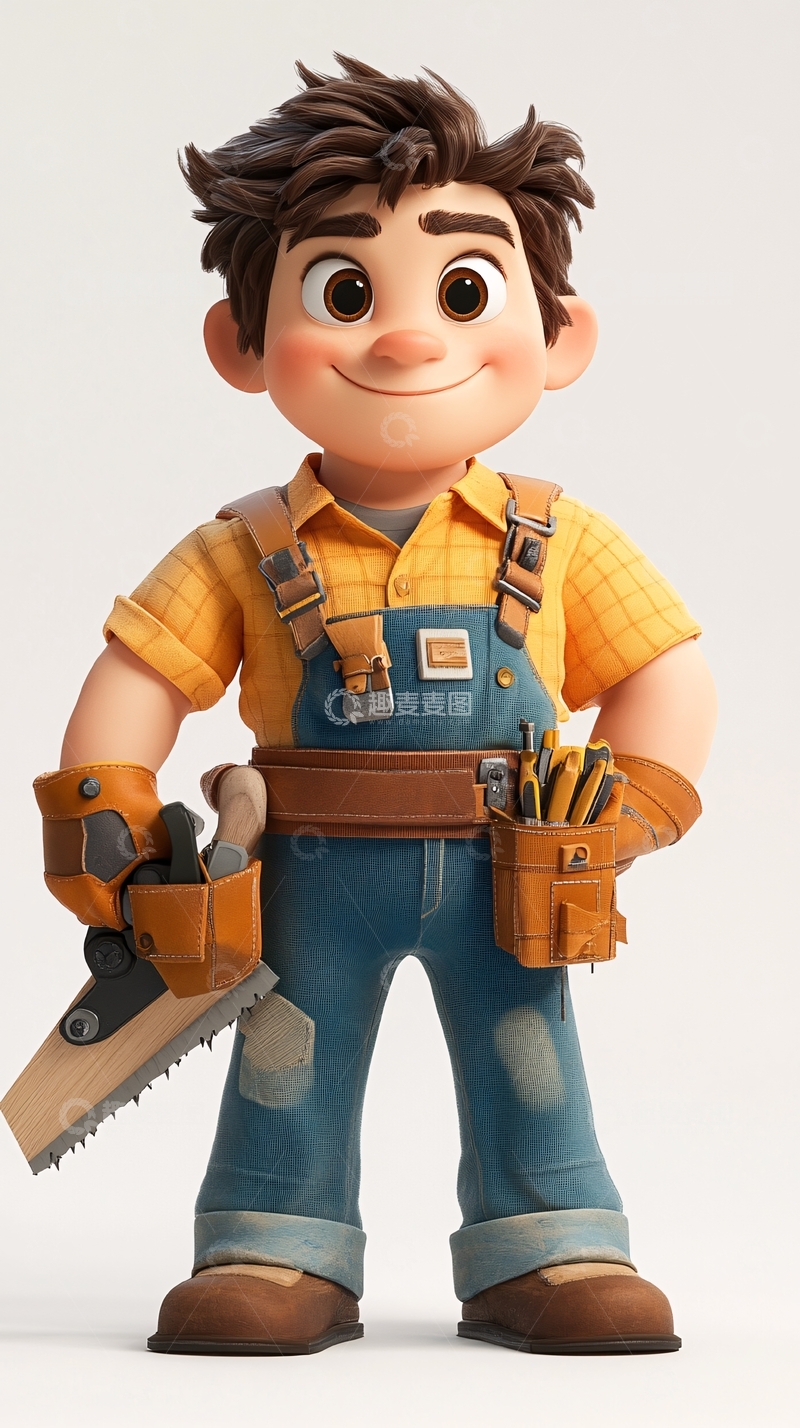 高清大图下载【趣麦麦图】可爱卡通男孩