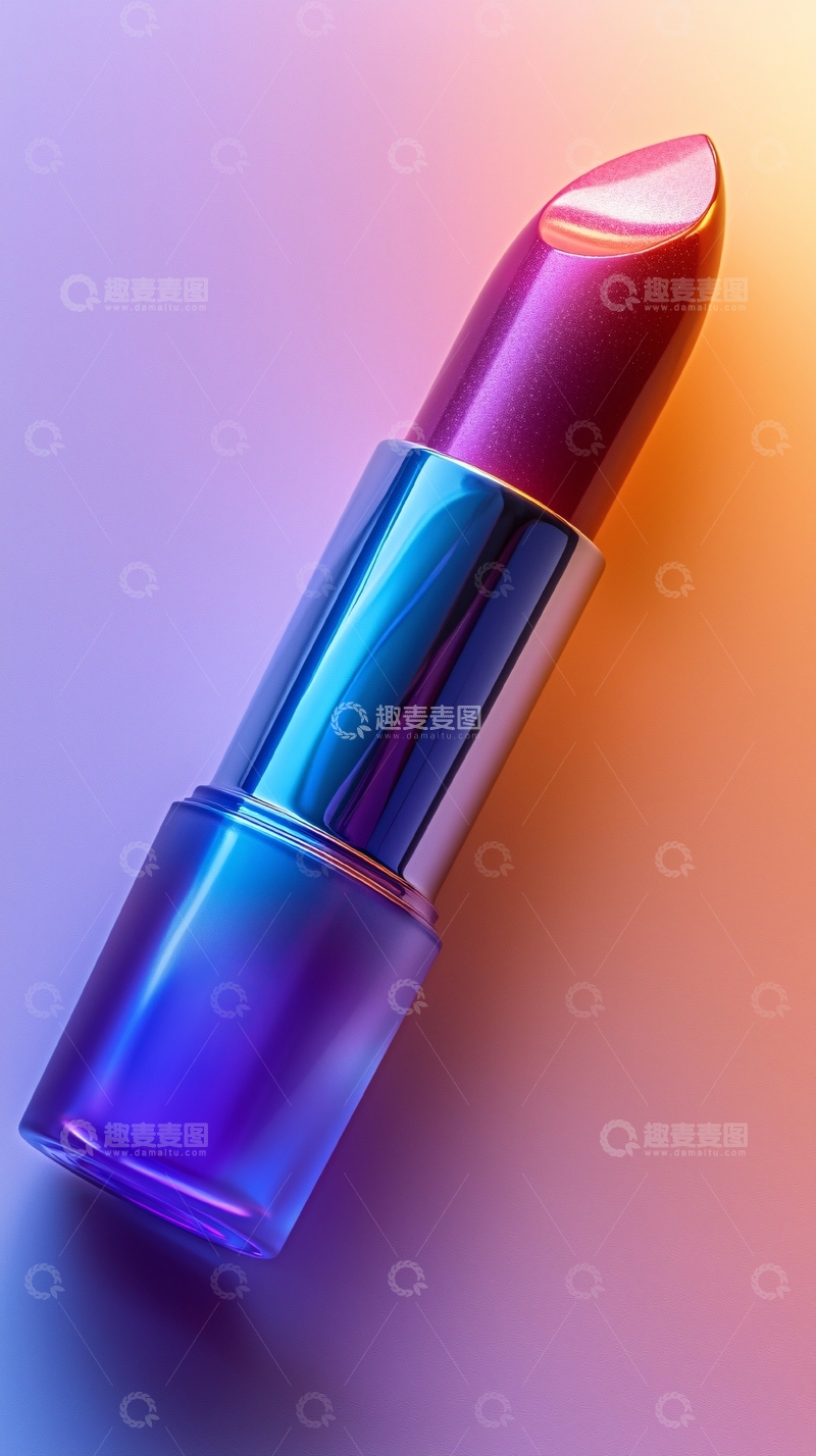 高清大图下载【趣麦麦图】梦幻渐变色口红