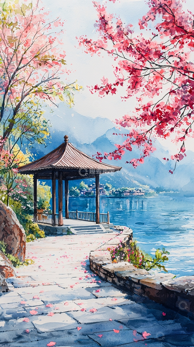 高清大图下载【趣麦麦图】水墨画风景