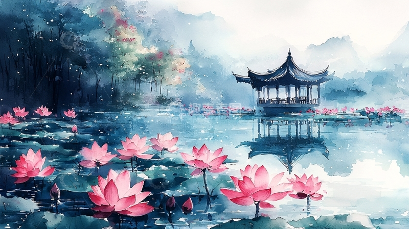 高清大图下载【趣麦麦图】水墨画