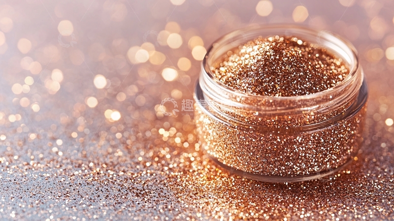 高清大图下载【趣麦麦图】玫瑰金闪粉