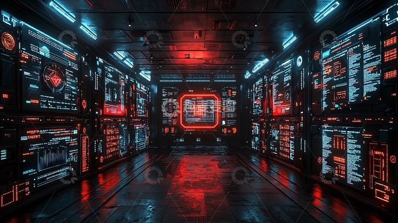 高清大图下载【趣麦麦图】科技感数据中心