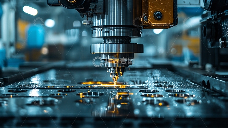 高清大图下载【趣麦麦图】金属加工特写
