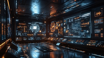 未来科技控制室