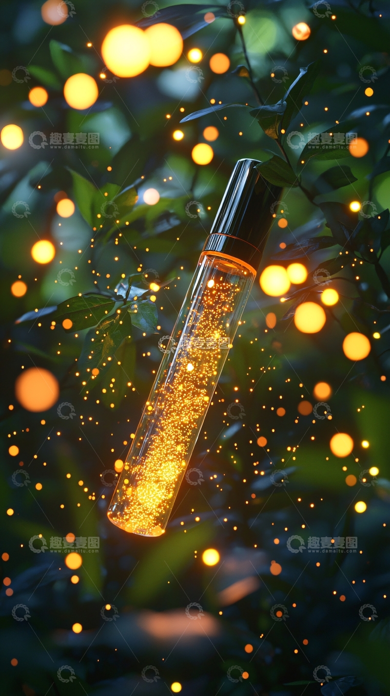 高清大图下载【趣麦麦图】-金光闪闪的液体瓶子