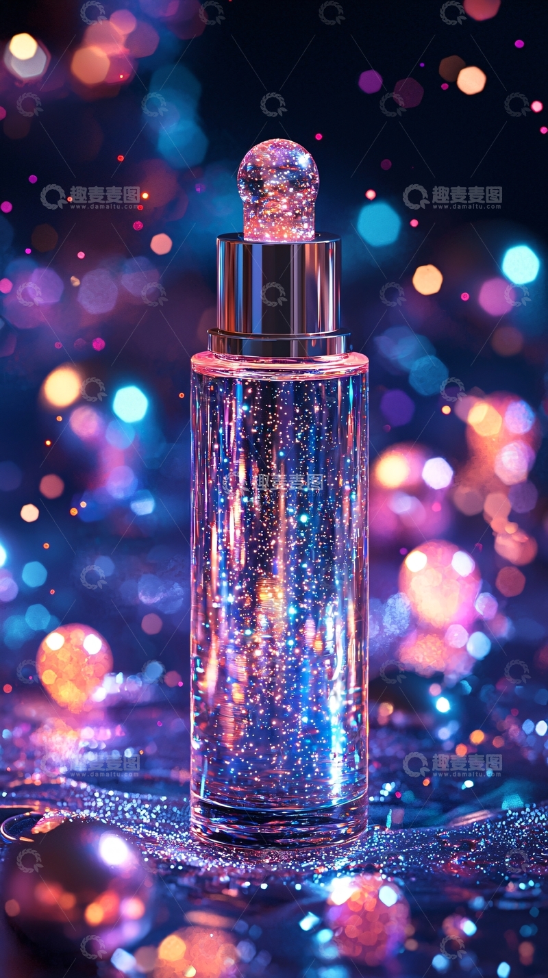 高清大图下载【趣麦麦图】闪亮精华液