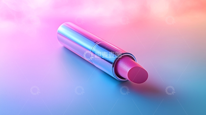 高清大图下载【趣麦麦图】粉色口红特写