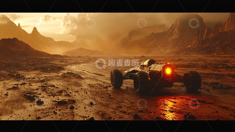 高清大图下载【趣麦麦图】火星探险车