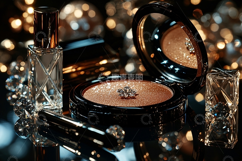 高清大图下载【趣麦麦图】奢华化妆品套装