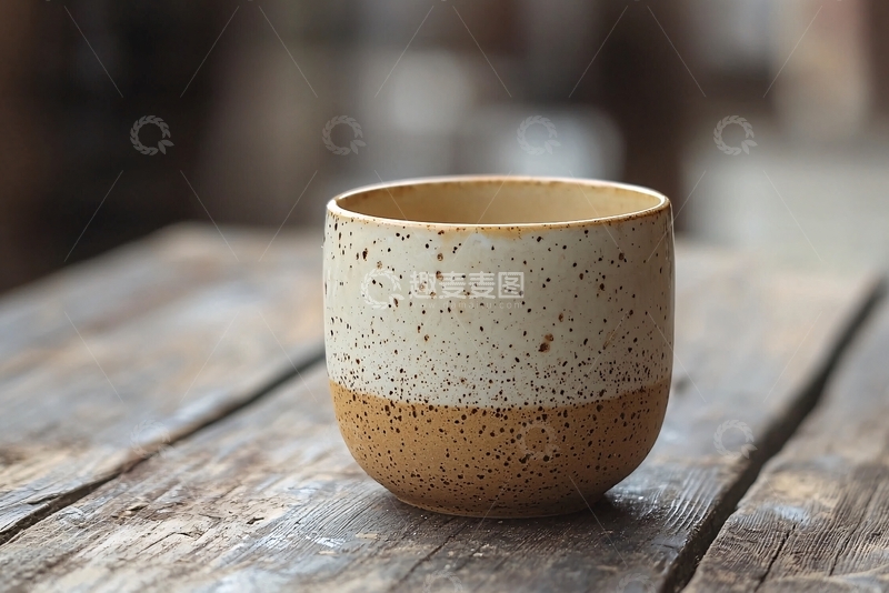 高清大图下载【趣麦麦图】手工陶瓷杯