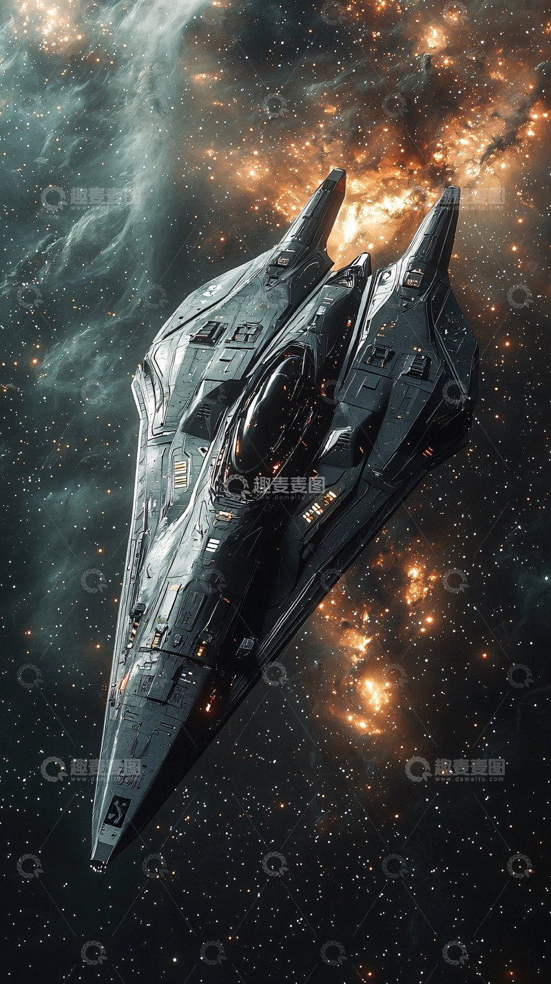 高清大图下载【趣麦麦图】宇宙飞船