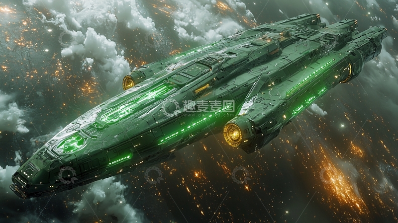 高清大图下载【趣麦麦图】宇宙飞船