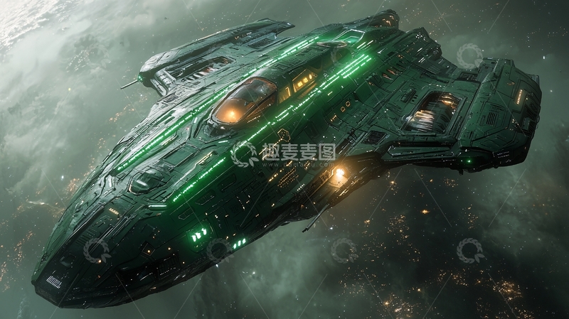 高清大图下载【趣麦麦图】宇宙飞船高清图片