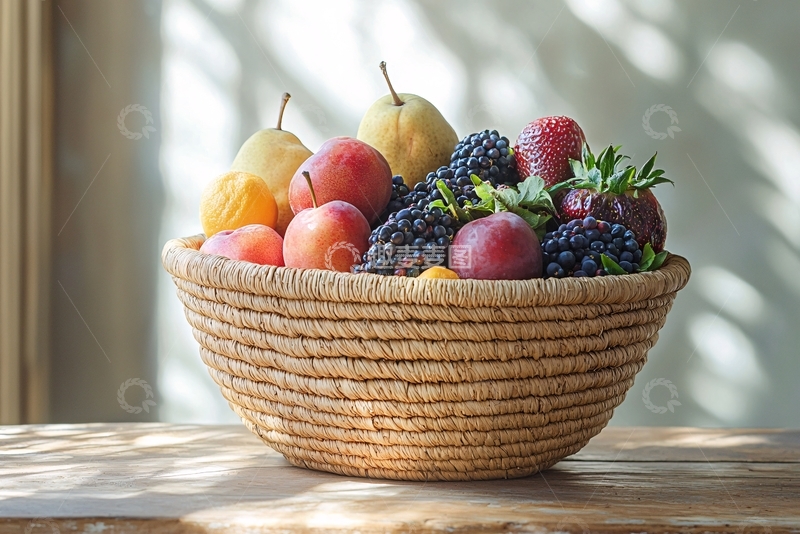 高清大图下载【趣麦麦图】水果篮静物
