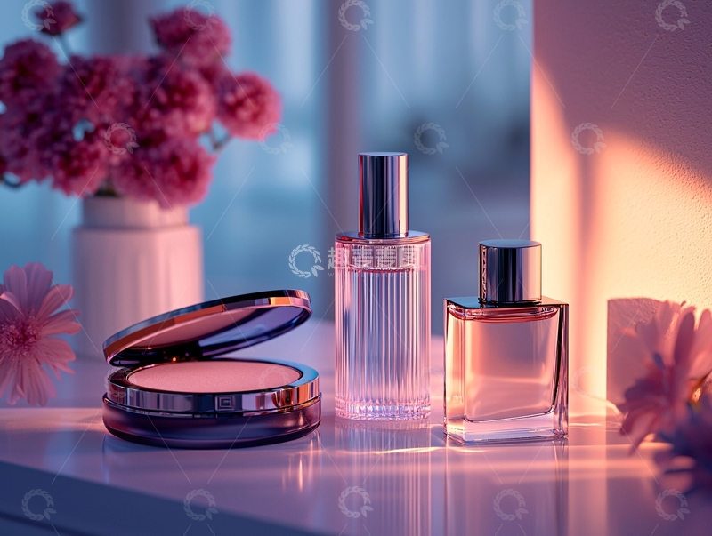 高清大图下载【趣麦麦图】化妆品香水鲜花静物