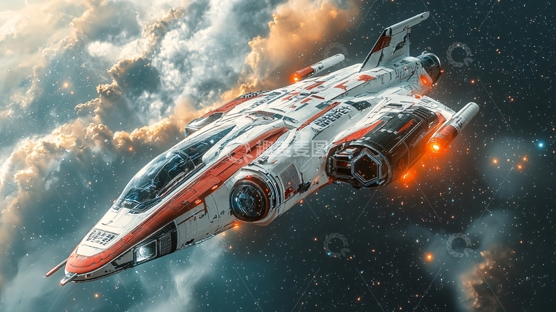 高清大图下载【趣麦麦图】宇宙飞船