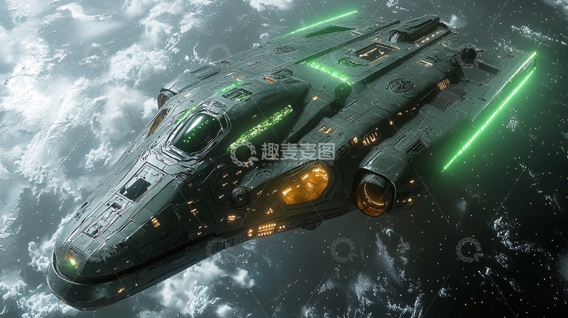 高清大图下载【趣麦麦图】未来宇宙飞船
