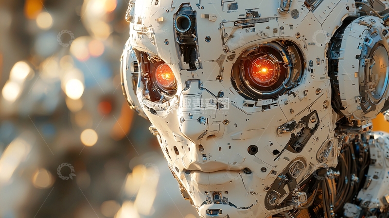 高清大图下载【趣麦麦图】未来感机器人