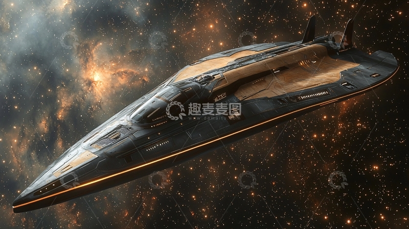 高清大图下载【趣麦麦图】宇宙飞船星际航行