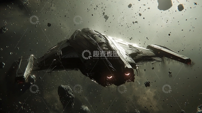 高清大图下载【趣麦麦图】太空战机