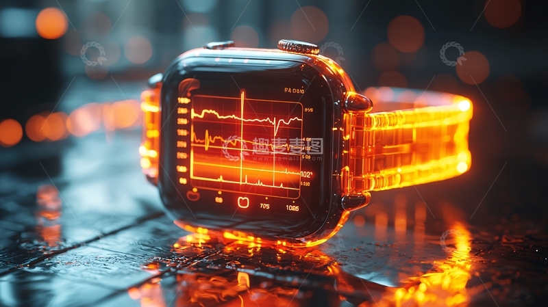 高清大图下载【趣麦麦图】未来科技智能手表