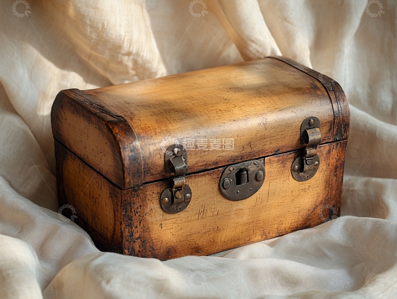 高清大图下载【趣麦麦图】复古木箱
