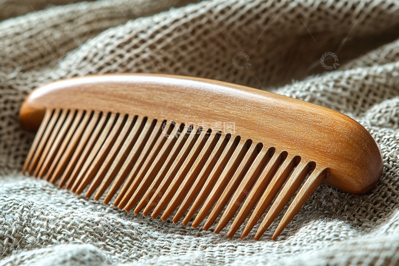 高清大图下载【趣麦麦图】木梳静物特写