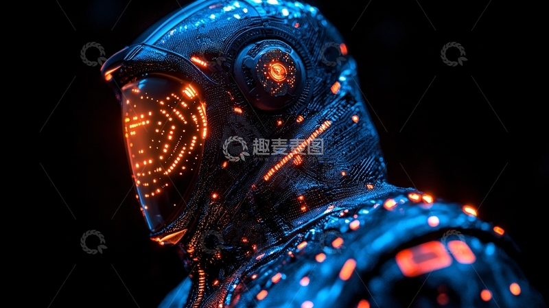 高清大图下载【趣麦麦图】未来科技战士