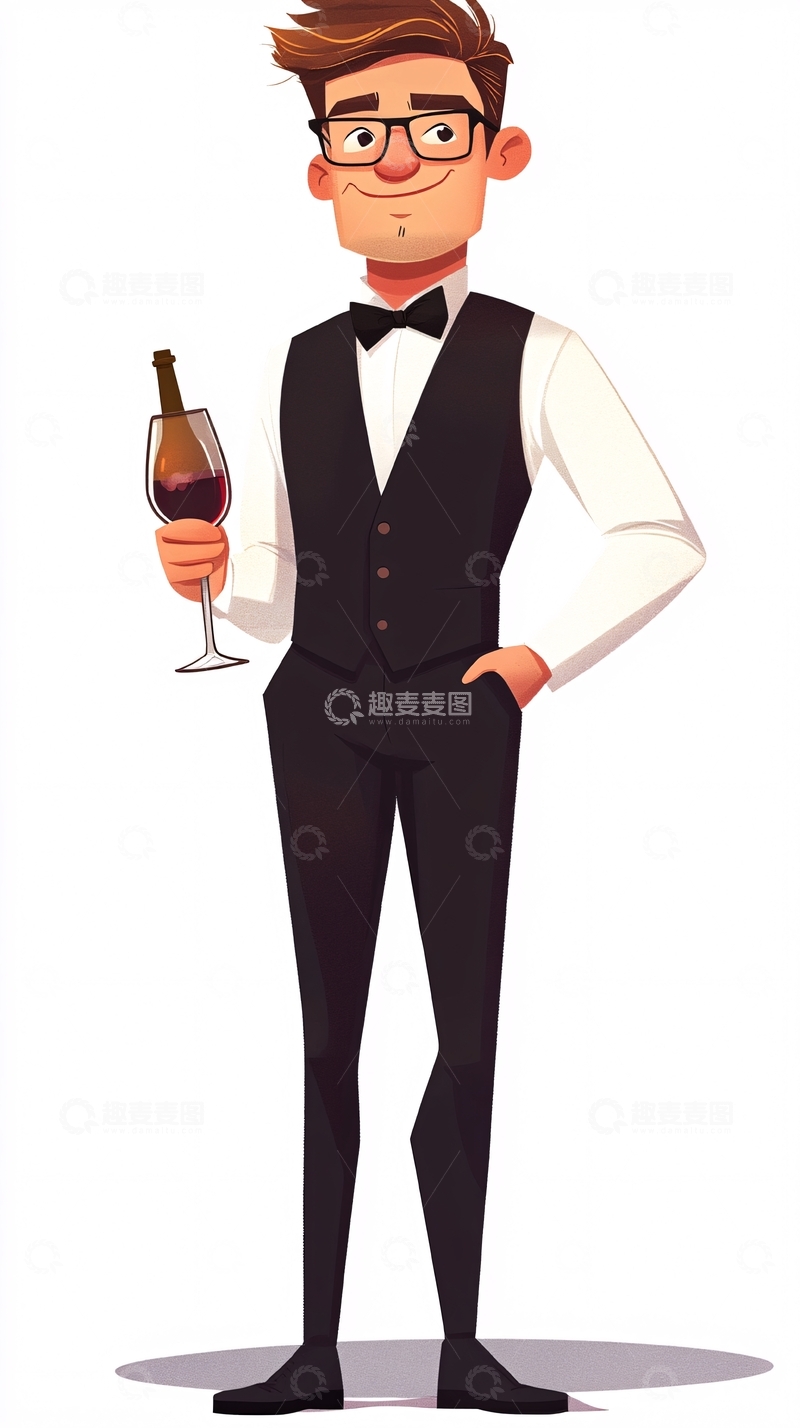 高清大图下载【趣麦麦图】酒保