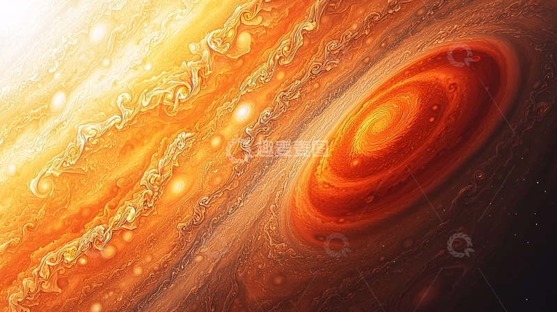 高清大图下载【趣麦麦图】木星大气层高清特写
