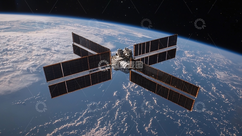 高清大图下载【趣麦麦图】太空空间站
