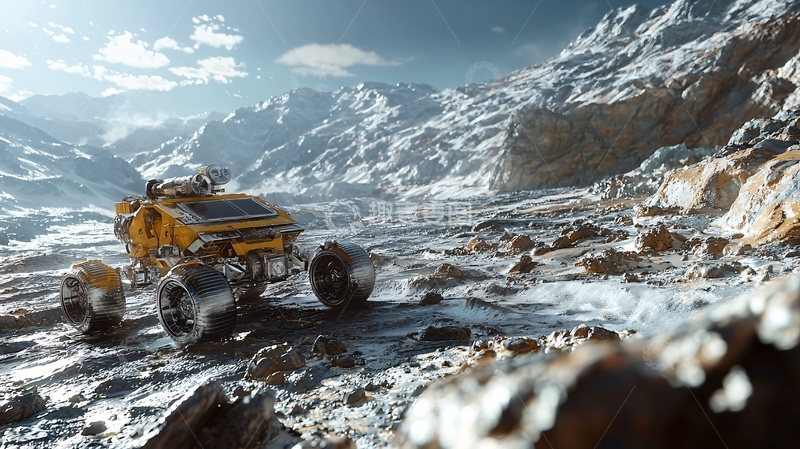 高清大图下载【趣麦麦图】火星探测车