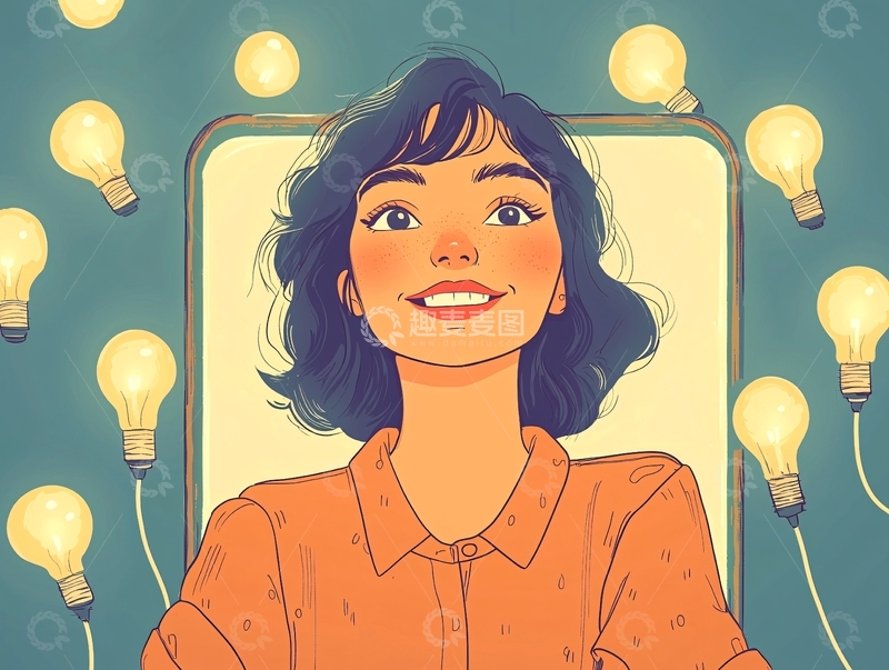 高清大图下载【趣麦麦图】女孩