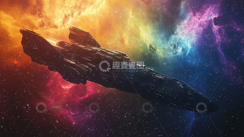高清大图下载【趣麦麦图】宇宙飞船
