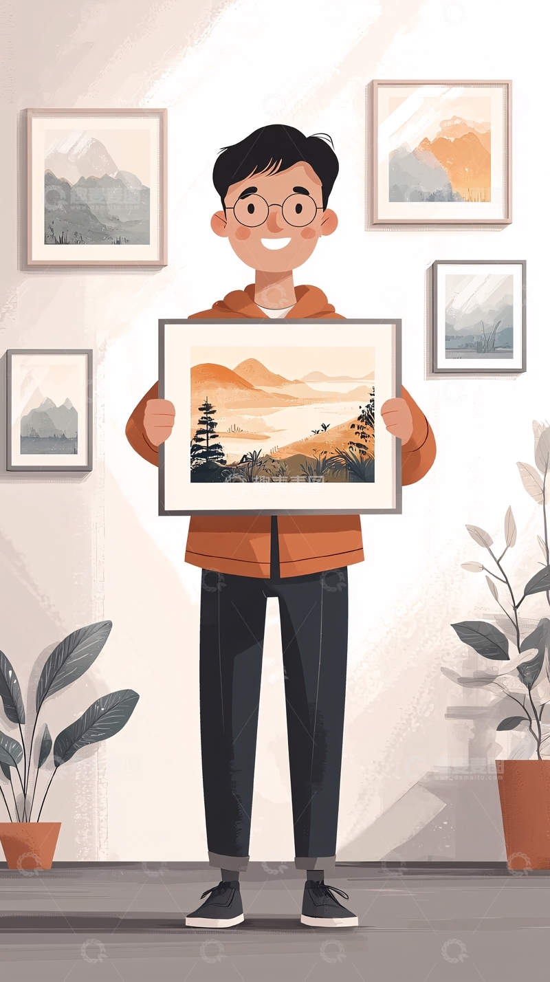 高清大图下载【趣麦麦图】年轻人