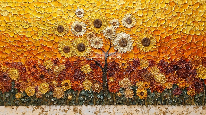 高清大图下载【趣麦麦图】向日葵树