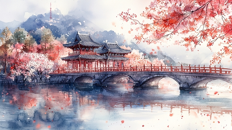 高清大图下载【趣麦麦图】水墨画风景