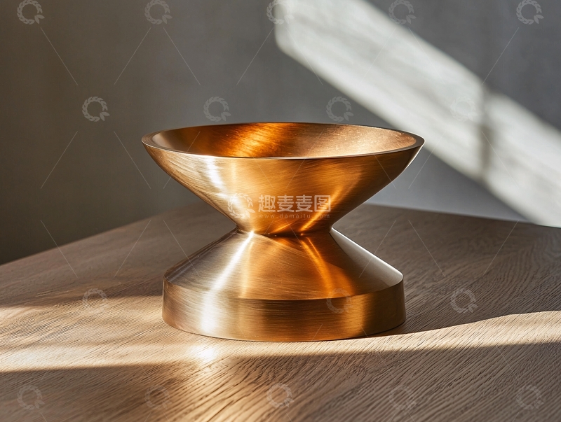 高清大图下载【趣麦麦图】-黄铜沙漏形双层碗