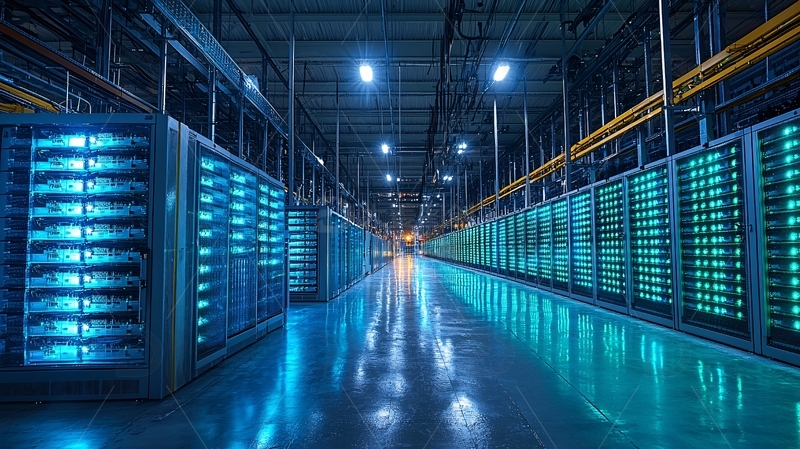 高清大图下载【趣麦麦图】大型数据中心机房内部