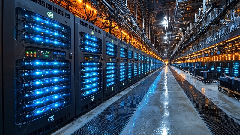 高清大图下载【趣麦麦图】大型数据中心服务器机房