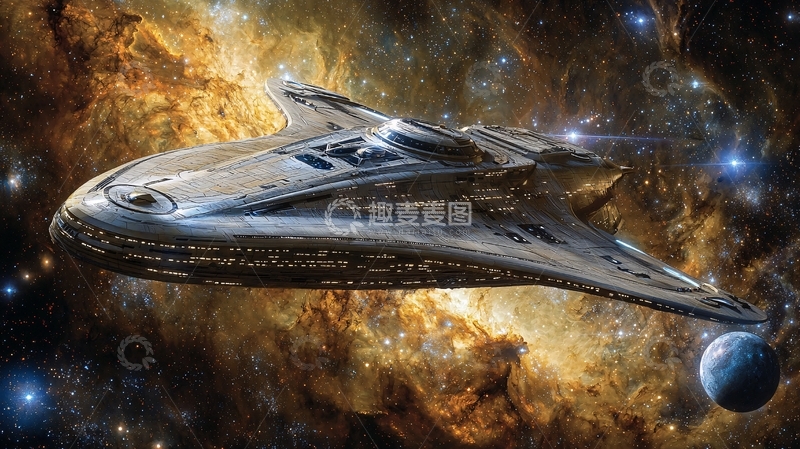 高清大图下载【趣麦麦图】宇宙飞船星际旅行