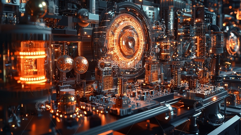 高清大图下载【趣麦麦图】蒸汽朋克机械装置